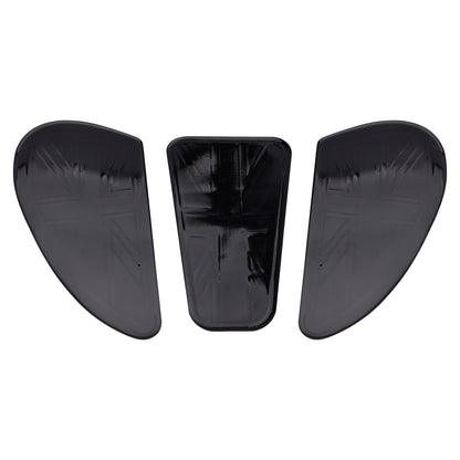 3x ginocchiere personalizzate per serbatoio benzina Union Jack per Bonneville T100 T120 Bobber