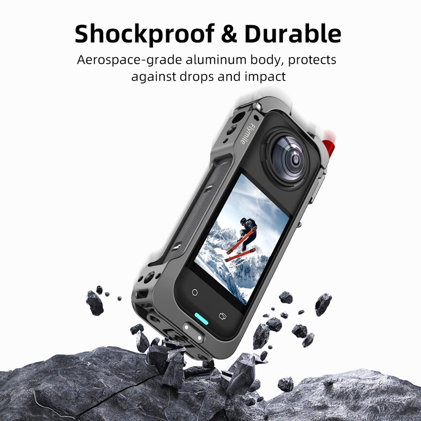 Accessori per fotocamera: custodia protettiva con copriobiettivo e kit per Insta360 X5