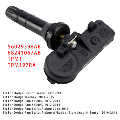1 sensore di pressione pneumatici TPMS per Dodge Jeep Chrysler RAM 56029398AB