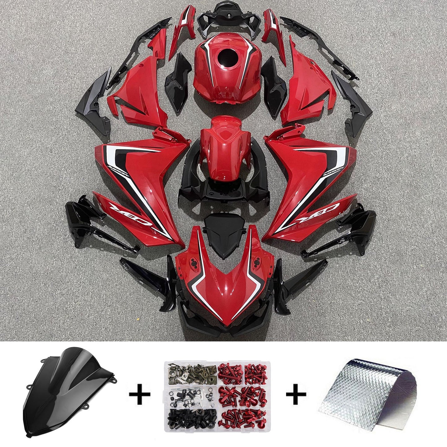 Kit di carene in plastica ABS stampate a iniezione per Honda CBR400R 2022
