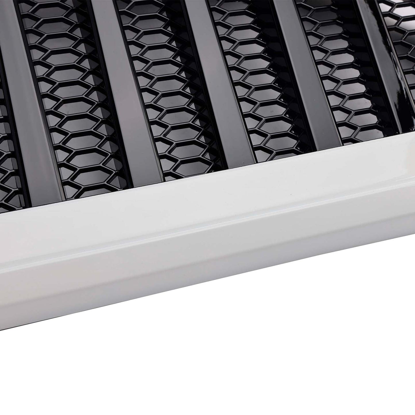 Griglia paraurti anteriore Vader bianca e nera per Jeep Wrangler JL JT 2018-2023