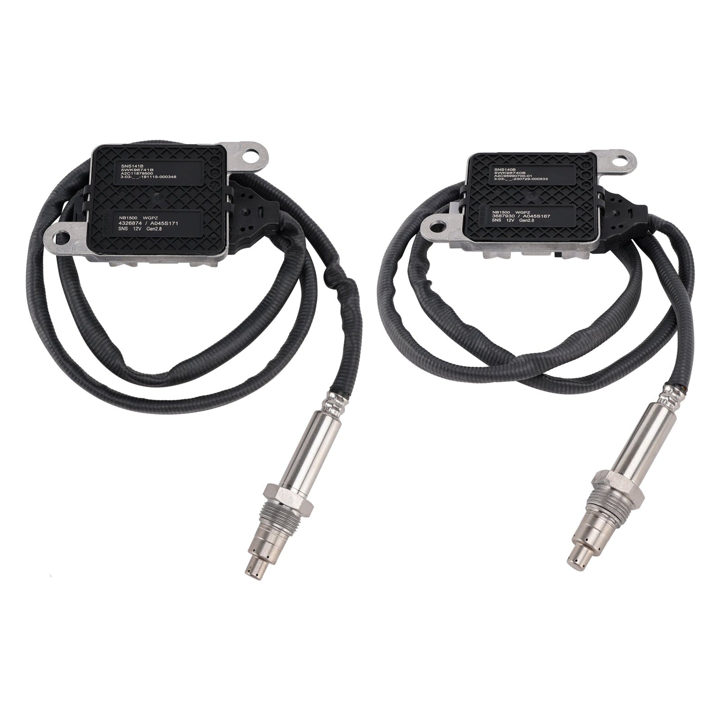 Kit sensore Nox 5WK96740B 5WK96741B 4326874 per Peterbilt 389 L6 15.0L 2013-2019