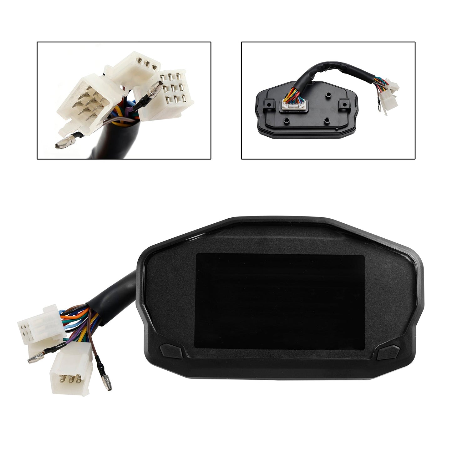 Tachimetro digitale con display LCD retroilluminato RPM universale per moto