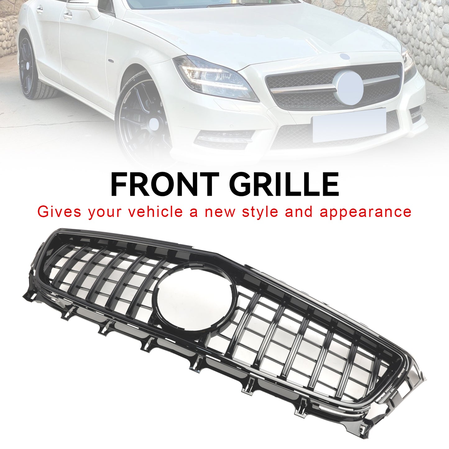 Per Mercedes-Benz W218 CLS ClS350/500/550 2011-2014 GT Griglia anteriore