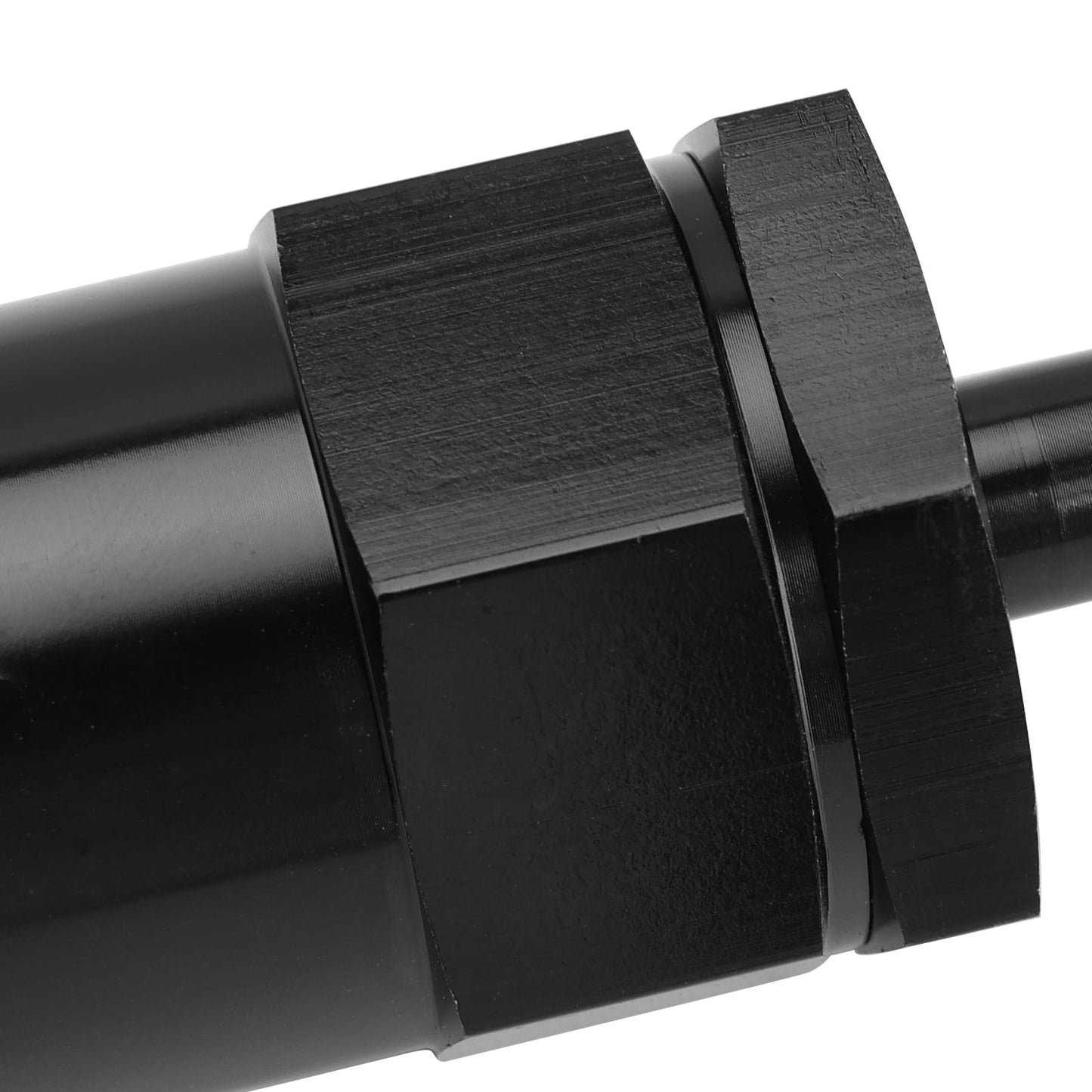 Adattatore per filtro per sistemi di alimentazione EFI in linea nero, attacco da 3/8"" con elemento filtrante da 30 micron