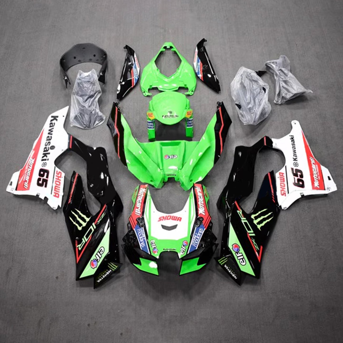 2021-2024 Kawasaki ZX-10R ZX-10RR Kit carenatura iniezione Carrozzeria ABS