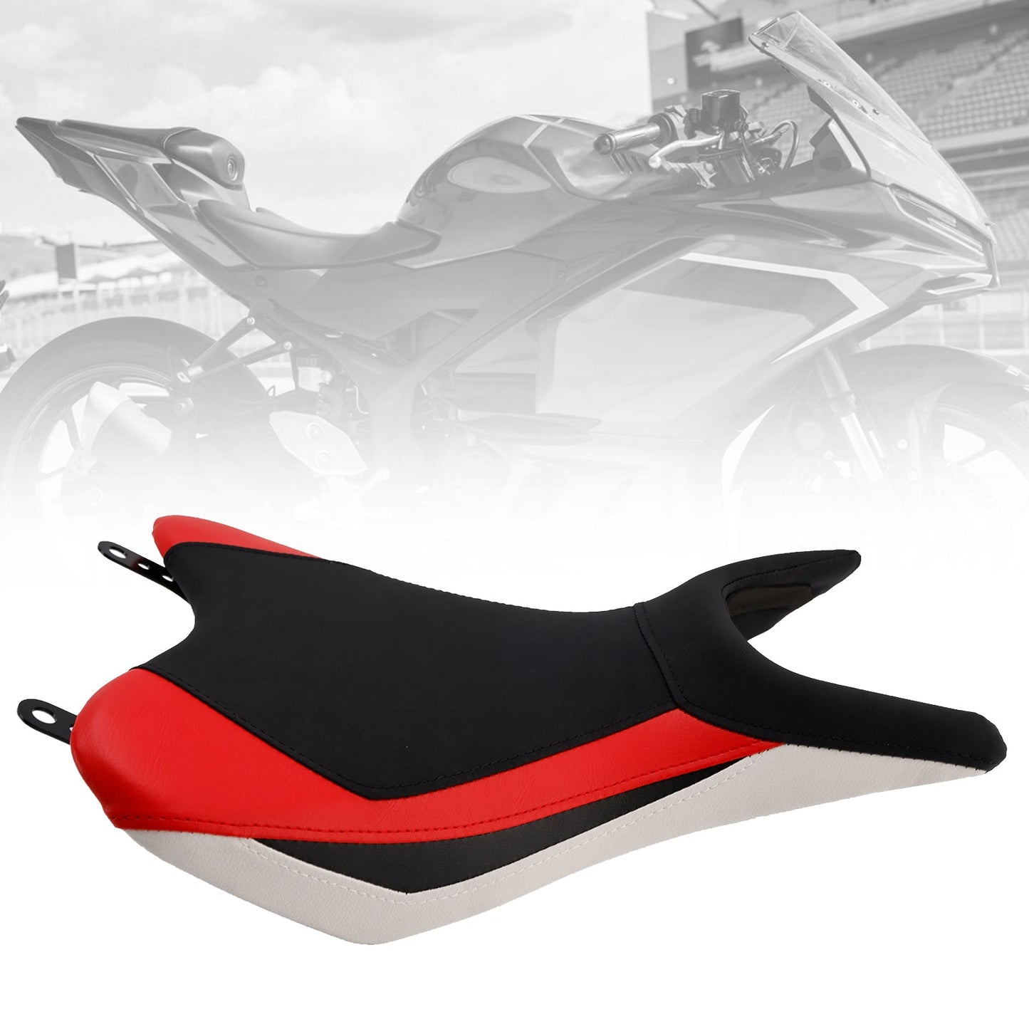 Cuscino per sedile anteriore Raider Yamaha Yzf-R3 Mt-03 2025+, in poliuretano, rosso