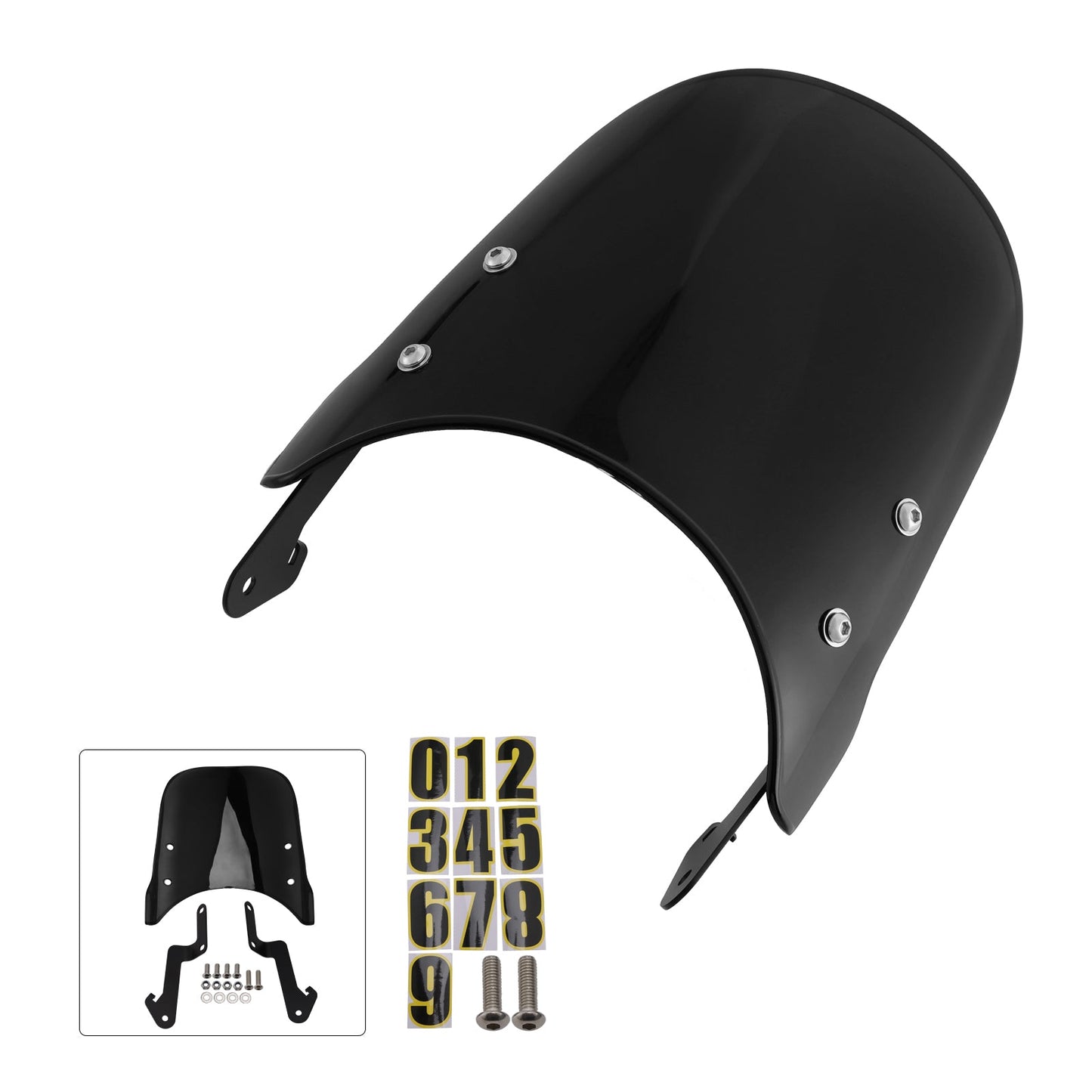 Parabrezza Parabrezza adatto per YAMAHA XSR 155 2020-2023 XSR 125 2024-2025