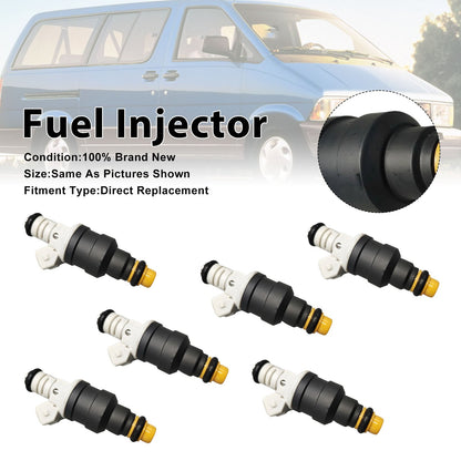 6 iniettori di carburante per Ford Ranger 1986-1989 Bronco 1987-1989 0280150727
