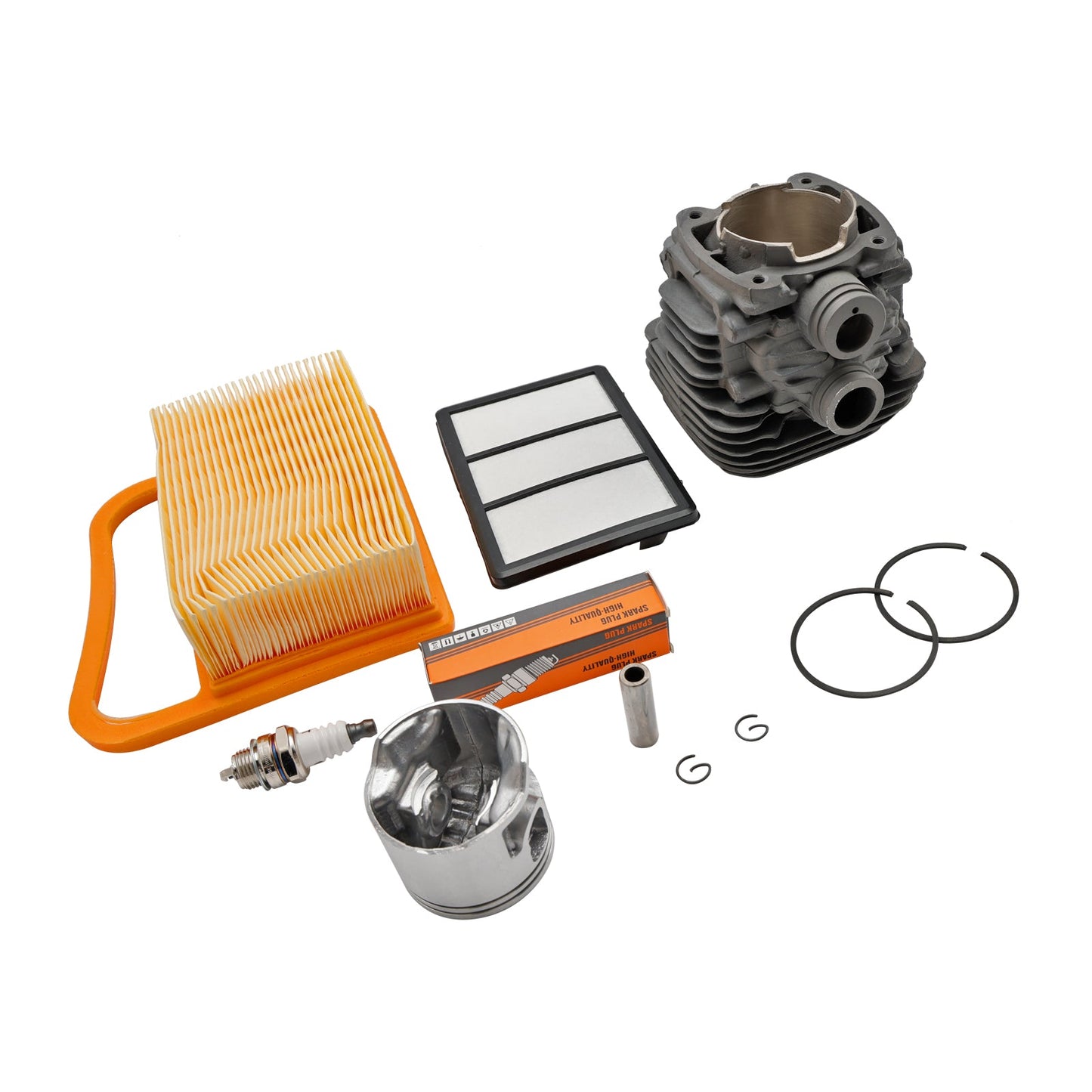 Kit di manutenzione cilindro pistone Stihl TS410 TS420 con filtro aria 4238 020 1202