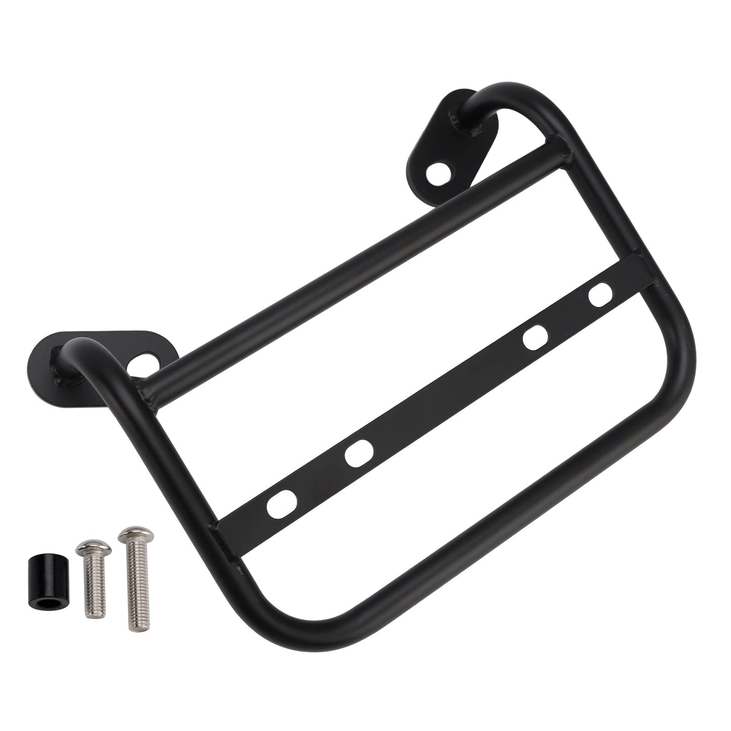 Staffa di montaggio per supporto borsa laterale BMW R12 2024-2025, acciaio nero, sinistra + destra