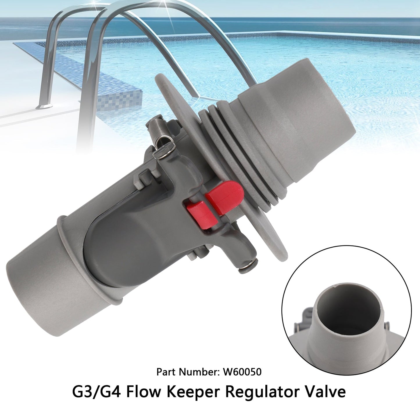 W60050 Valvola regolatrice Flowkeeper per pulitore automatico per piscine W03000TR W01698 W70482