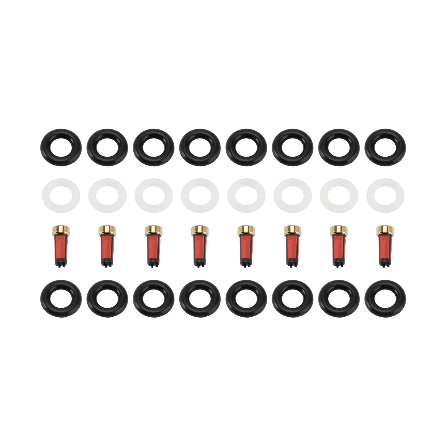 Kit di manutenzione per iniettori di carburante 8 pezzi O-ring 0280156101 adatto per Porsche Cayenne S 4.5L