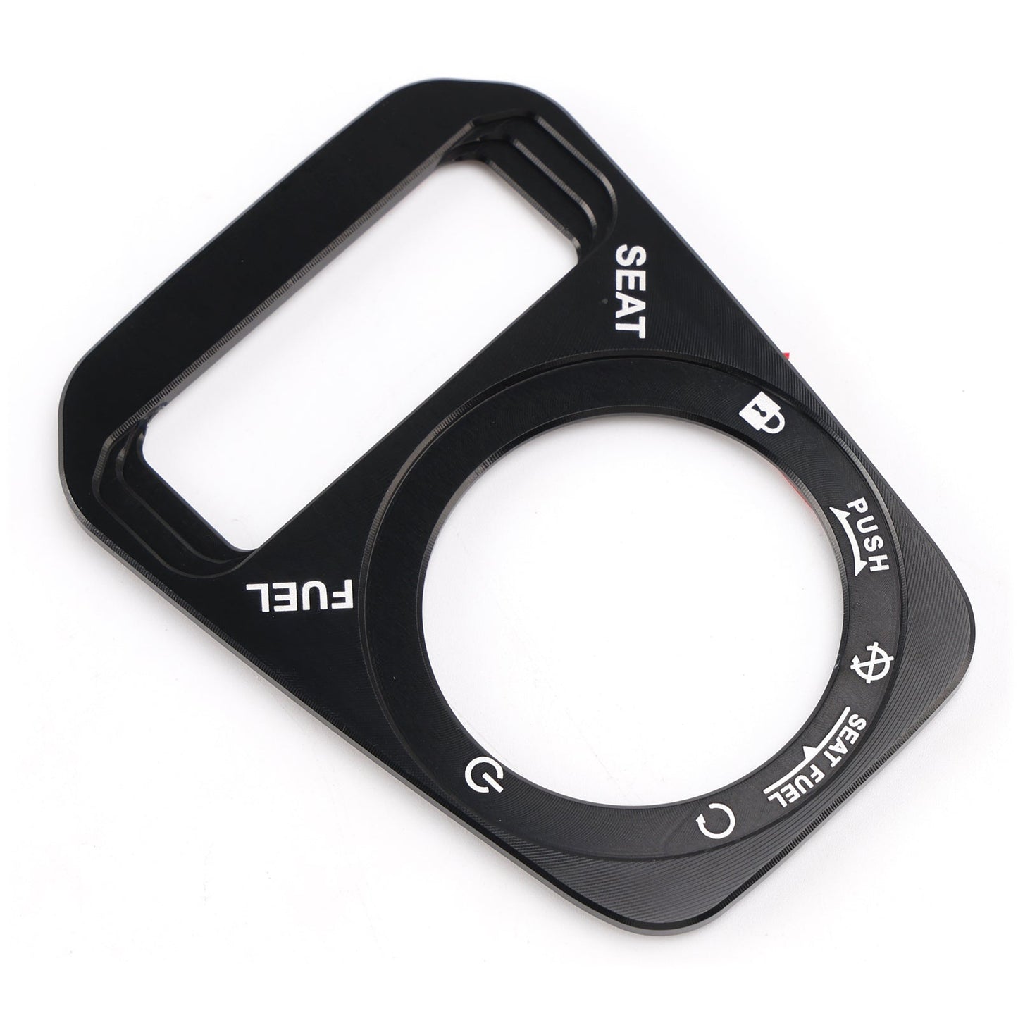 Copertura in alluminio nera per interruttore chiave per Honda ADV 350 ADV350 2022-2025