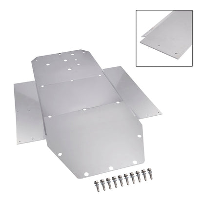 Piastra paramotore in alluminio per protezione telaio Polaris RZR 800 2008-2014