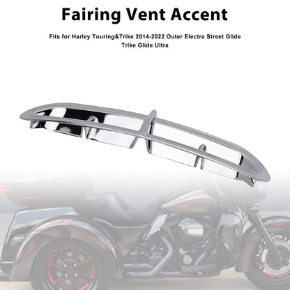 Carenatura con presa d'aria per Touring Electra Street Trike Glide Ultra 2014-2022