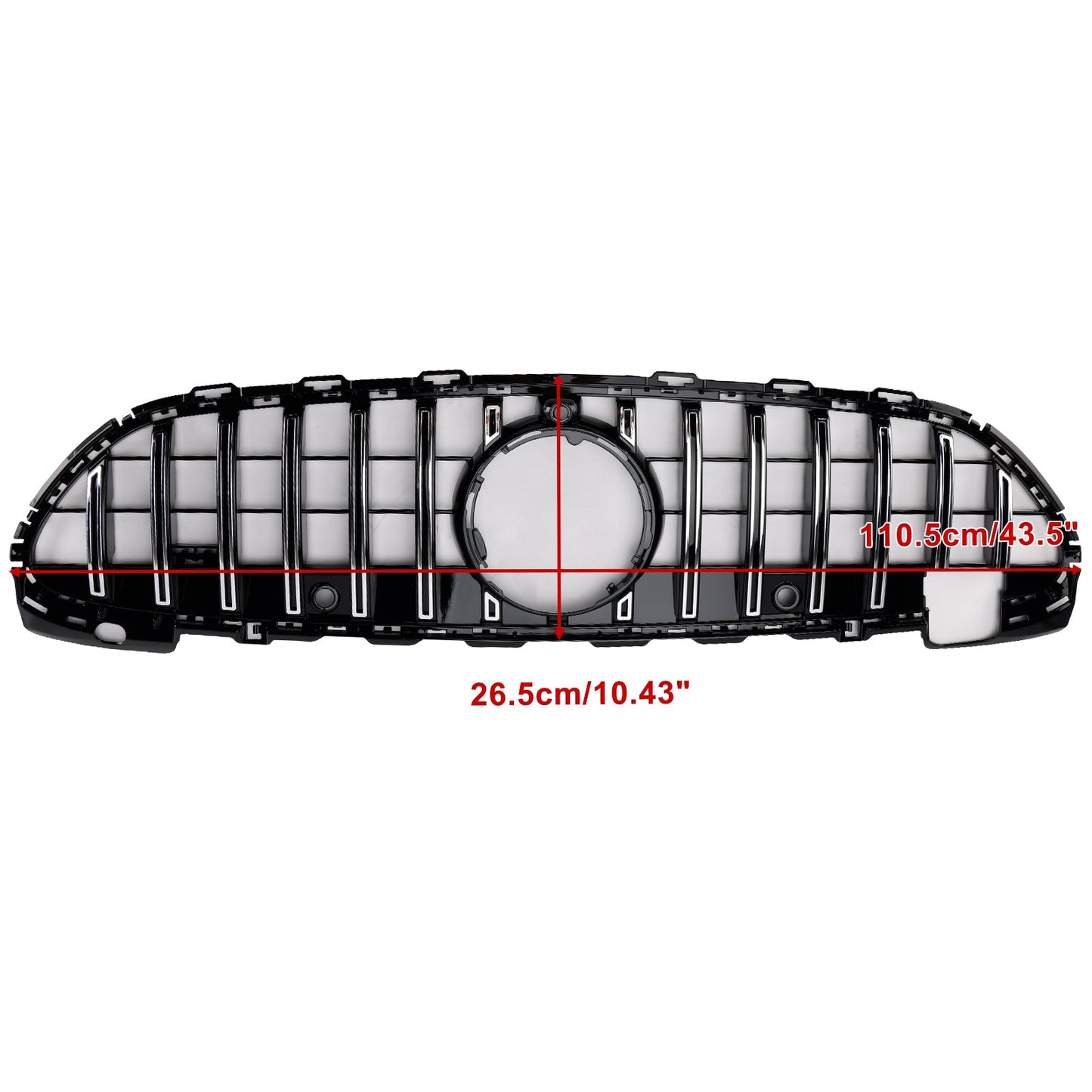 Griglia paraurti anteriore stile GT-R Mercedes Benz W206 2022-2023 con telecamera