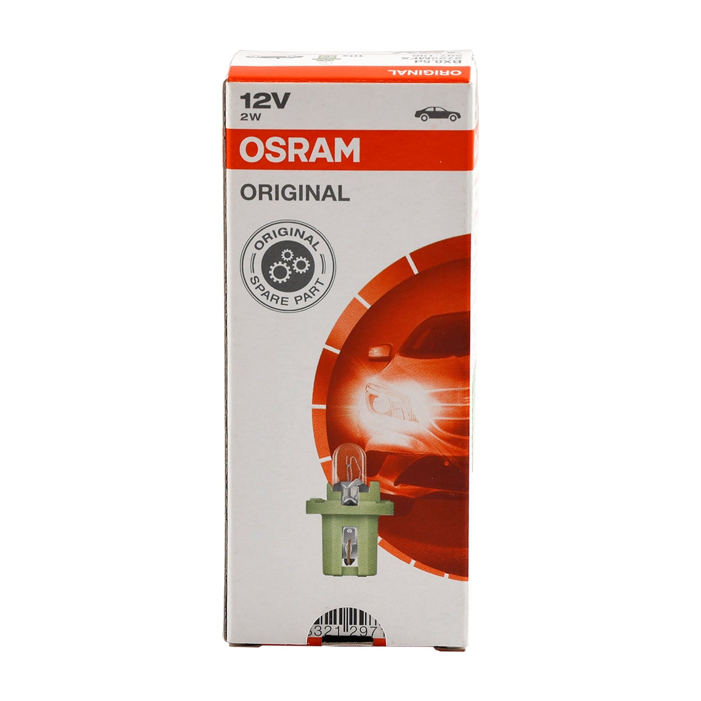 10 pezzi Luce per strumenti BX8.5D 2722MFX 12V 2W per OSRAM