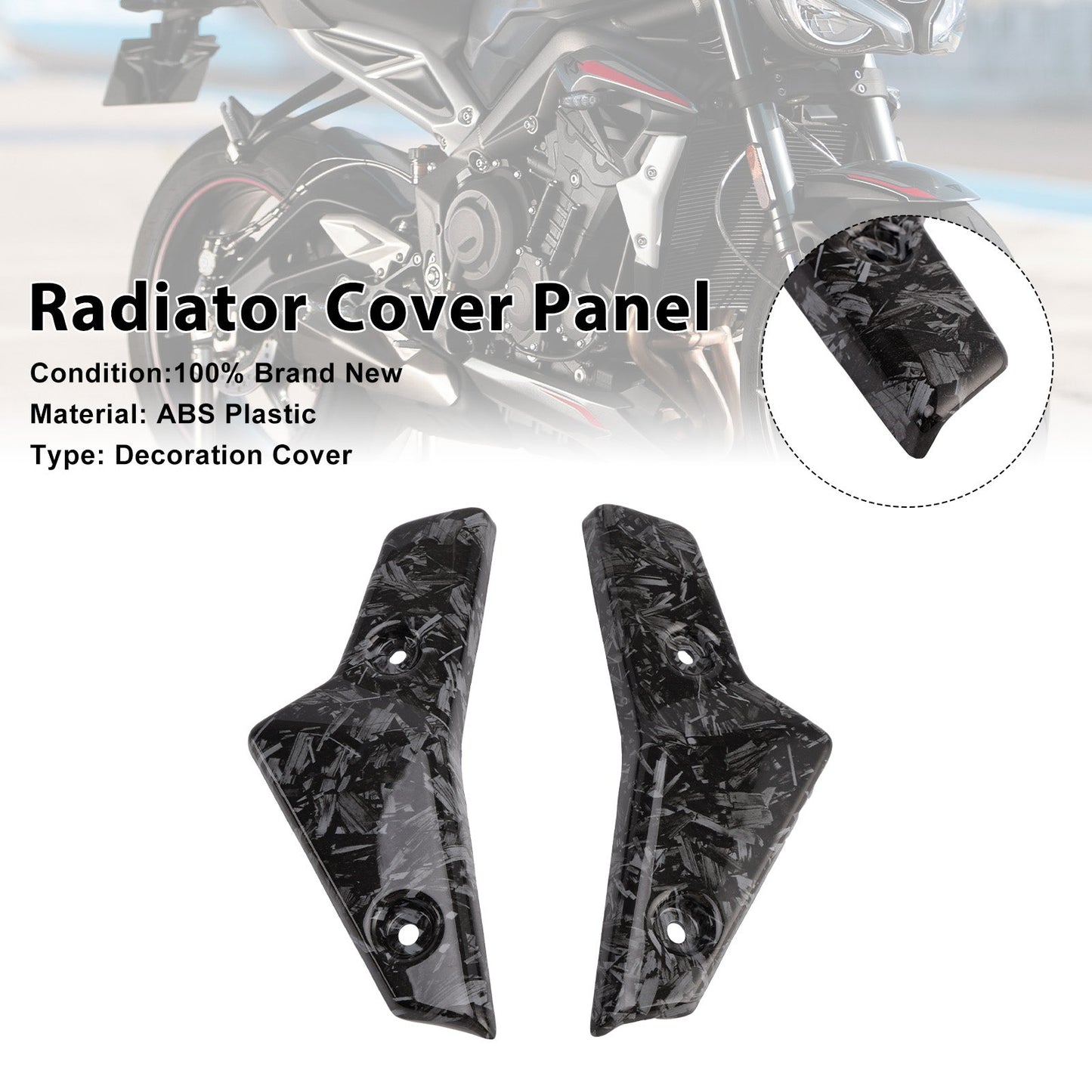 Pannelli carenatura laterali radiatore Street Triple 765 R/RS 2020-2022