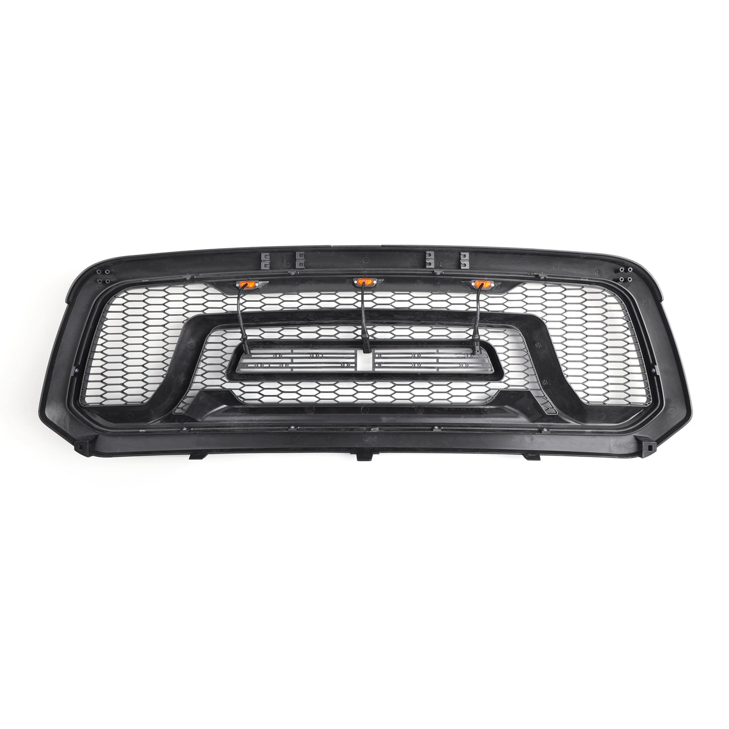 Dodge Ram 1500 | 2013-2018 | Griglia nera opaca | Lettera RAM + luci LED ambra