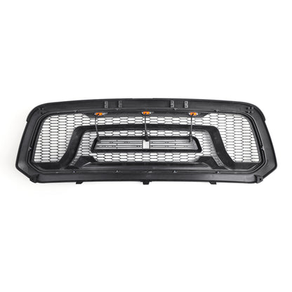 Dodge Ram 1500 | 2013-2018 | Griglia nera opaca | Lettera RAM + luci LED ambra