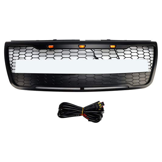 Griglia paraurti anteriore superiore grigia Ford Explorer 2012-2015 con luci