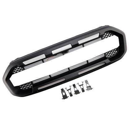 Griglia paraurti anteriore Raptor Style adatta per Ford Ranger 2019-2023, nera