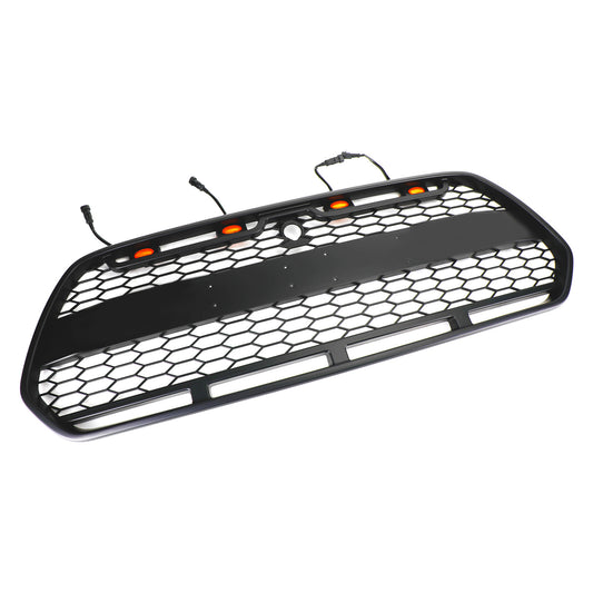 2015 2016 2017 2018 Ford Transit MK8 Raptor Griglia del paraurti anteriore nero matto w / LED