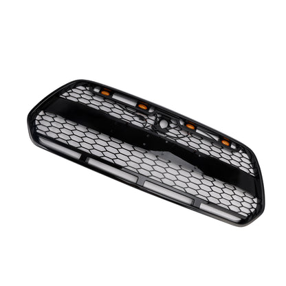 Griglia paraurti anteriore nera lucida Ford Transit MK8 Raptor 2015-2018 con LED