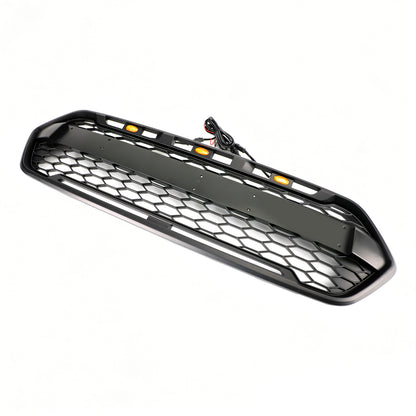 2467234 Griglia paraurti anteriore nera opaca a 3 LED Per 2018-2023 Ford Transit Custom Trail
