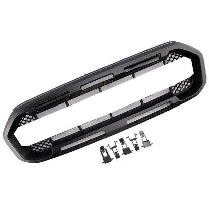 Griglia paraurti anteriore stile Raptor nera adatta per Ford Ranger 2019-2023