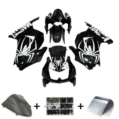 Kit carenatura iniezione in plastica ABS adatto per Kawasaki EX250 Ninja250R 2008-2012