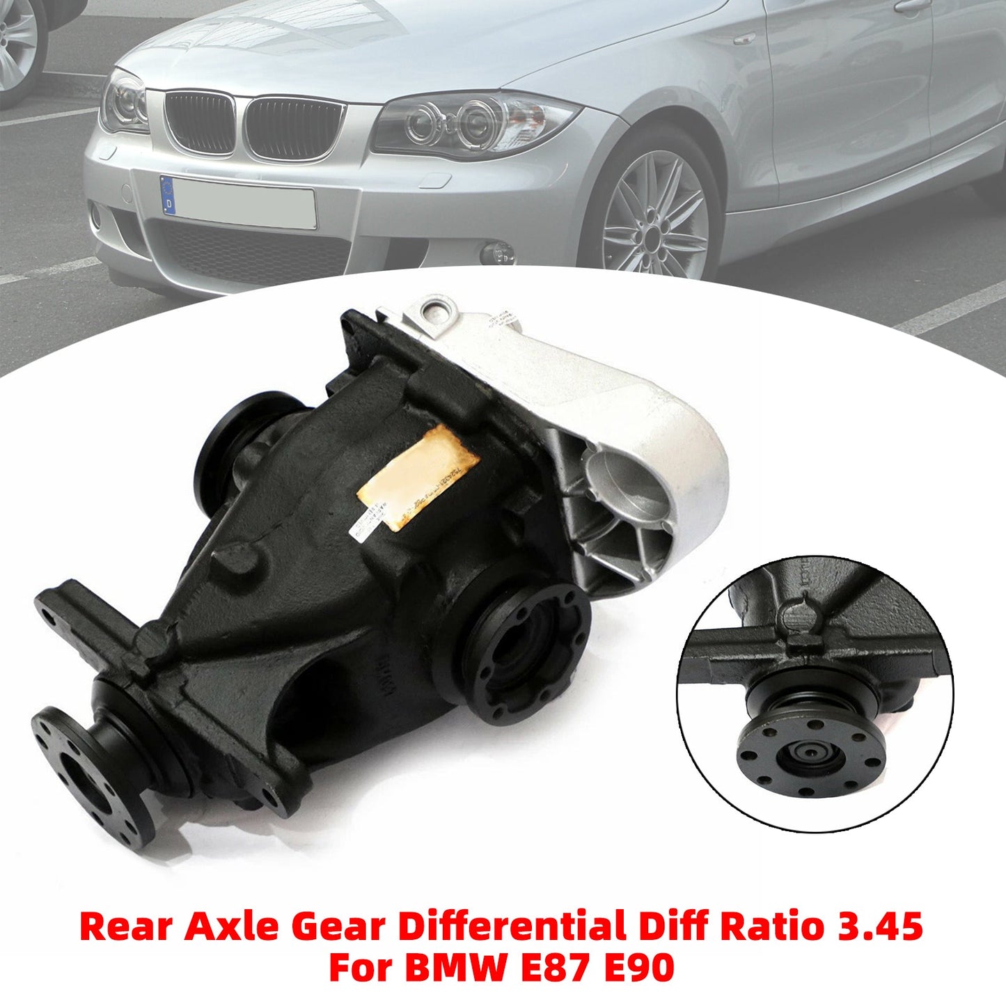 Differenziale dell'asse posteriore con rapporto di trasmissione 3.45 per BMW E87 E90 33107524322 7524322