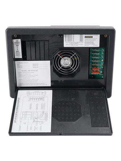 WF-8735-AD Caricabatterie convertitore RV 30 Amp Power Center Supporto rilevamento automatico RV