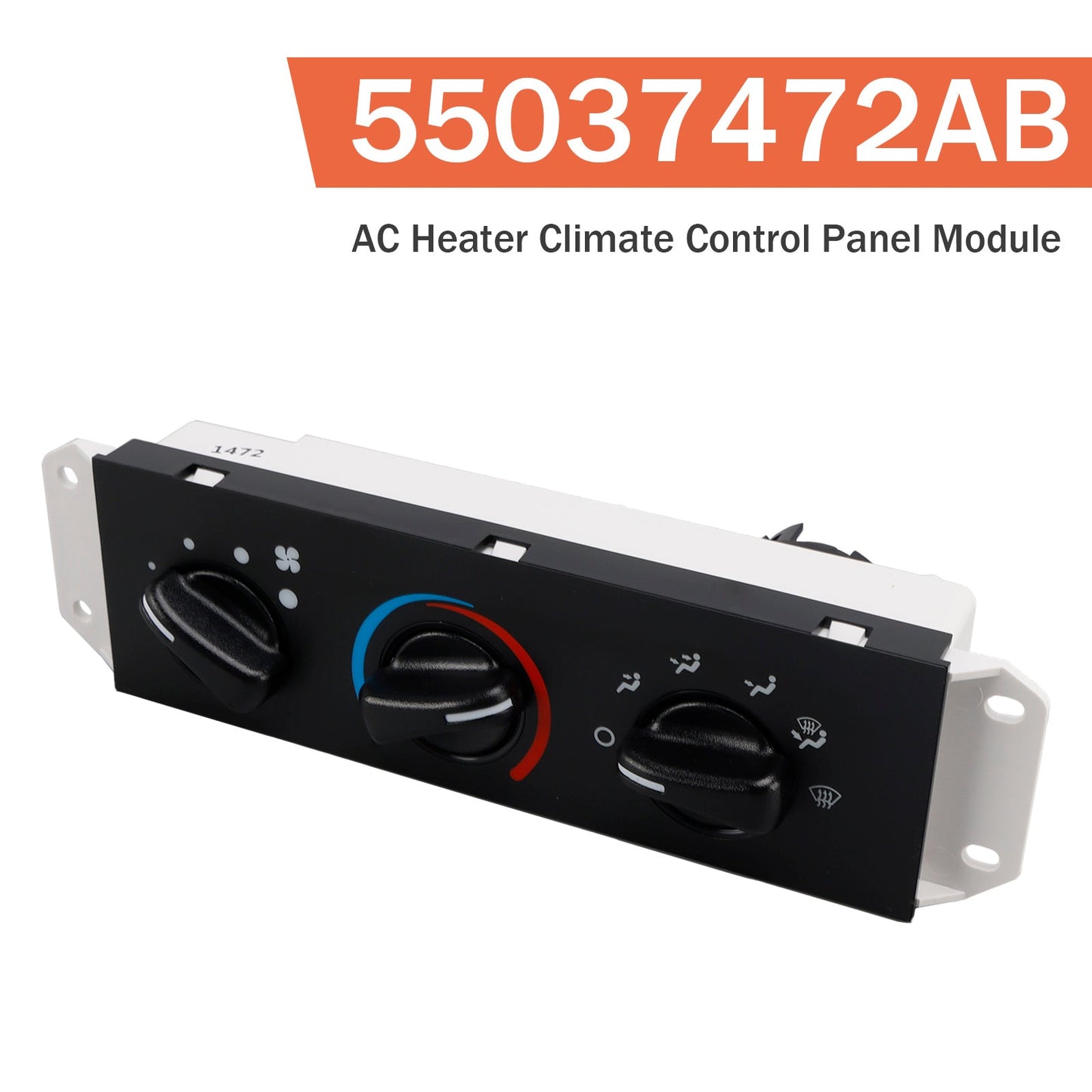 Modulo pannello di controllo del clima del riscaldatore AC Jeep Wrangler 1999-2004 55037472AB P55037472AB
