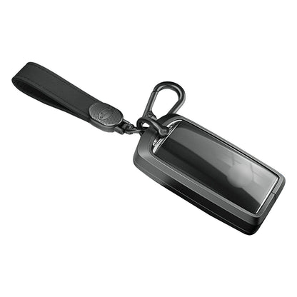 Custodia per chiave auto in TPU nero in lega di alluminio con fibbia per Mazda CX-4 CX-5