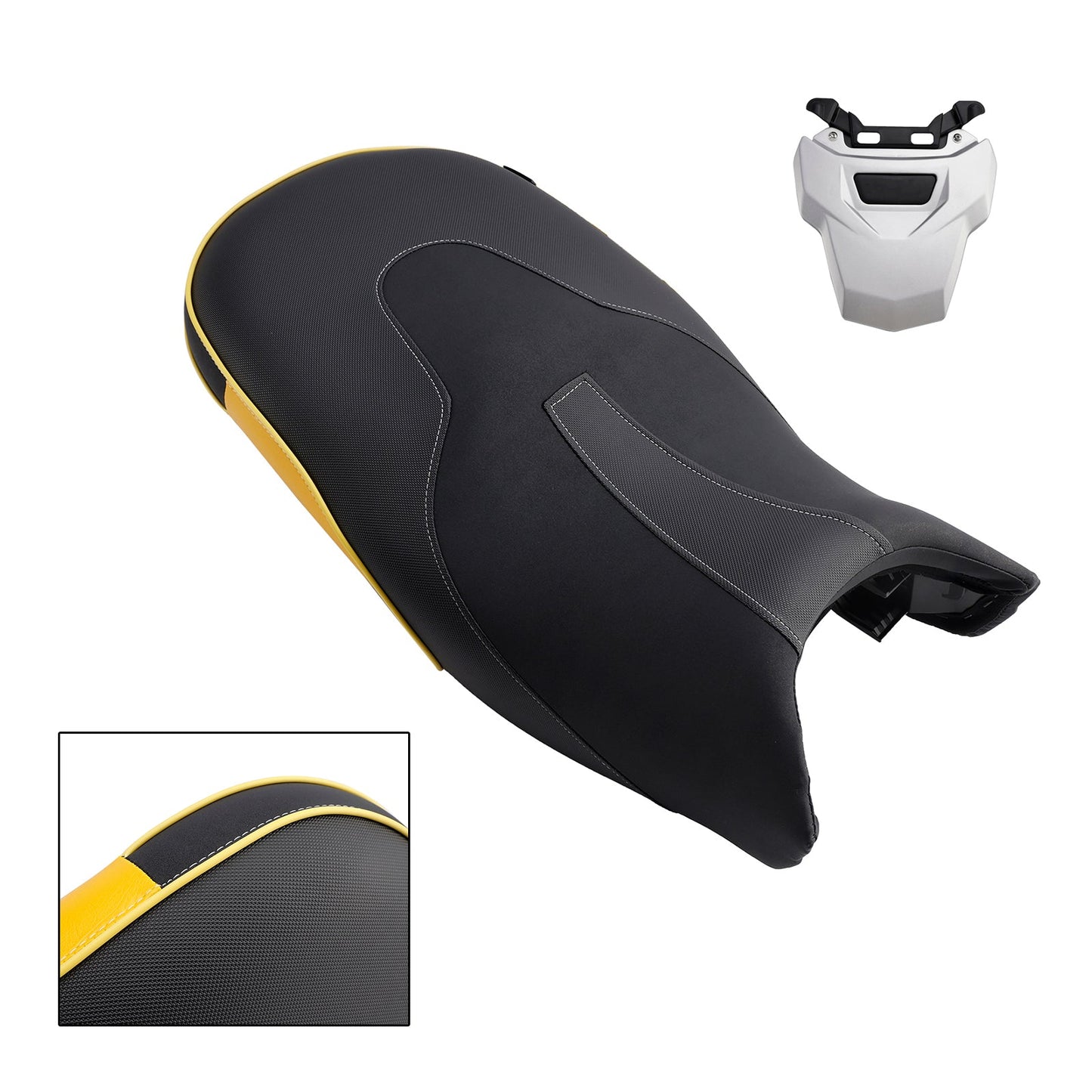 BMW R1200GS LC R 2013-2018 Sostituisci il sedile anteriore posteriore del conducente e del passeggero, giallo
