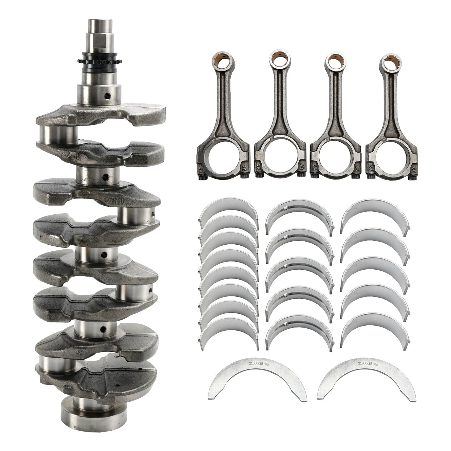 Albero motore e bielle e cuscinetti Hyundai Tucson (TL) G4FJ 1.6L 2015-2020 23510-2B700