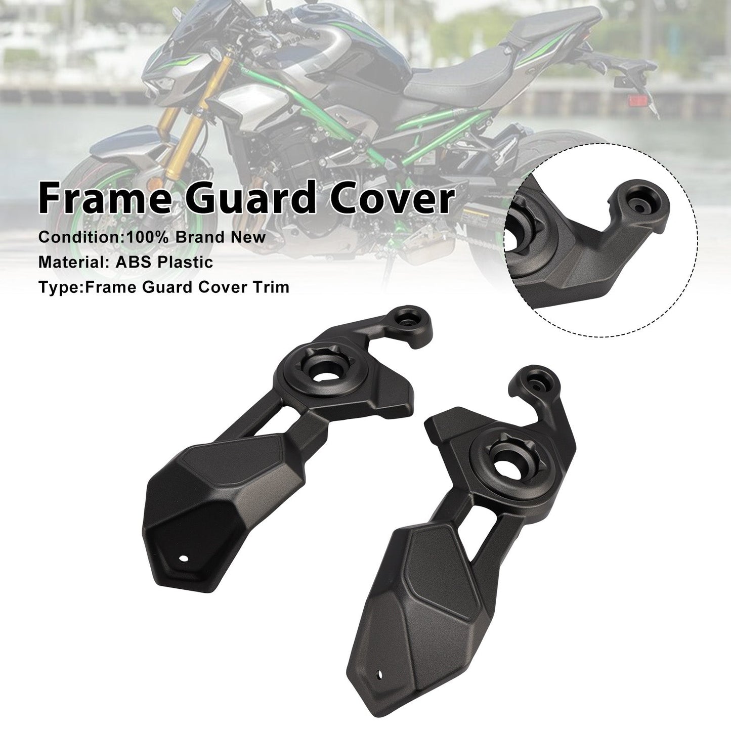 Carenatura di protezione del pannello di copertura laterale del telaio per Kawasaki Z900 2025-2026