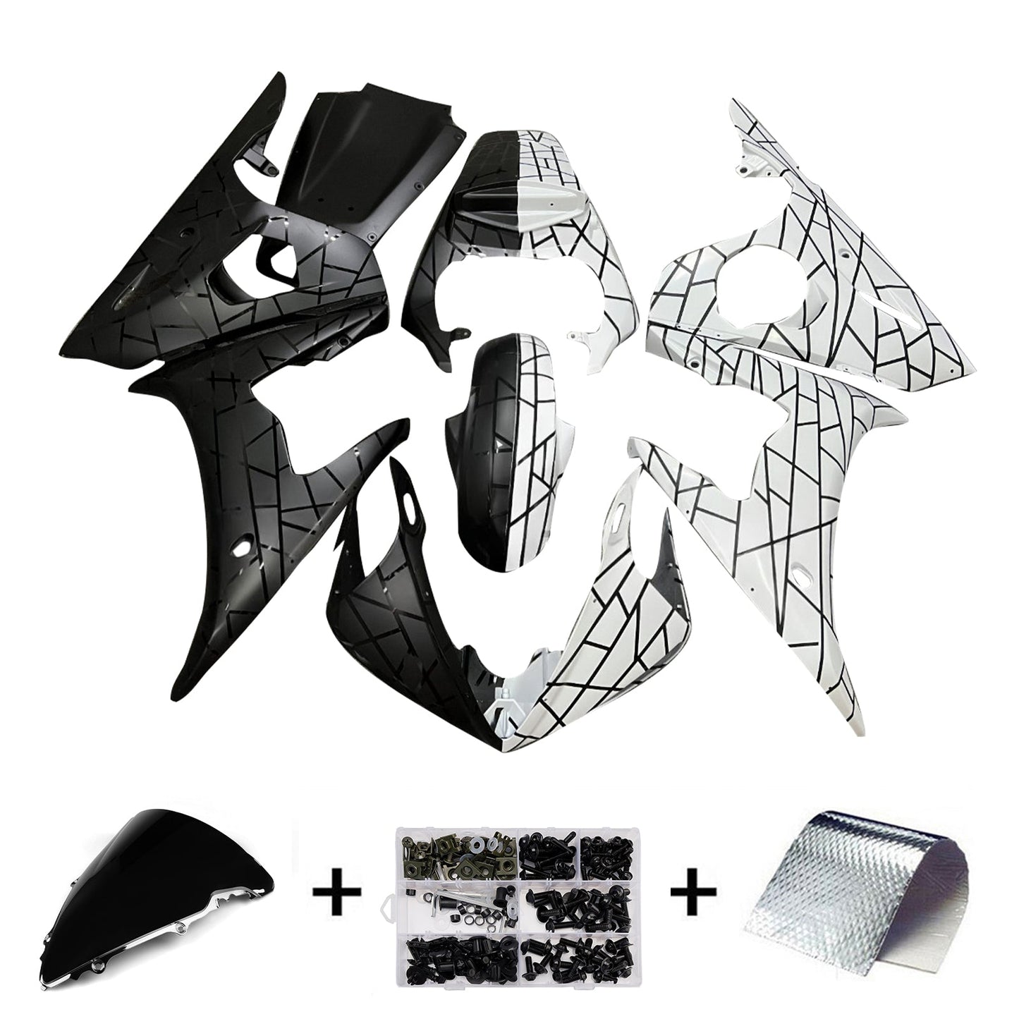 Kit carenatura iniezione per Yamaha YZF-R6 2003-2004 R6S 2006-2009