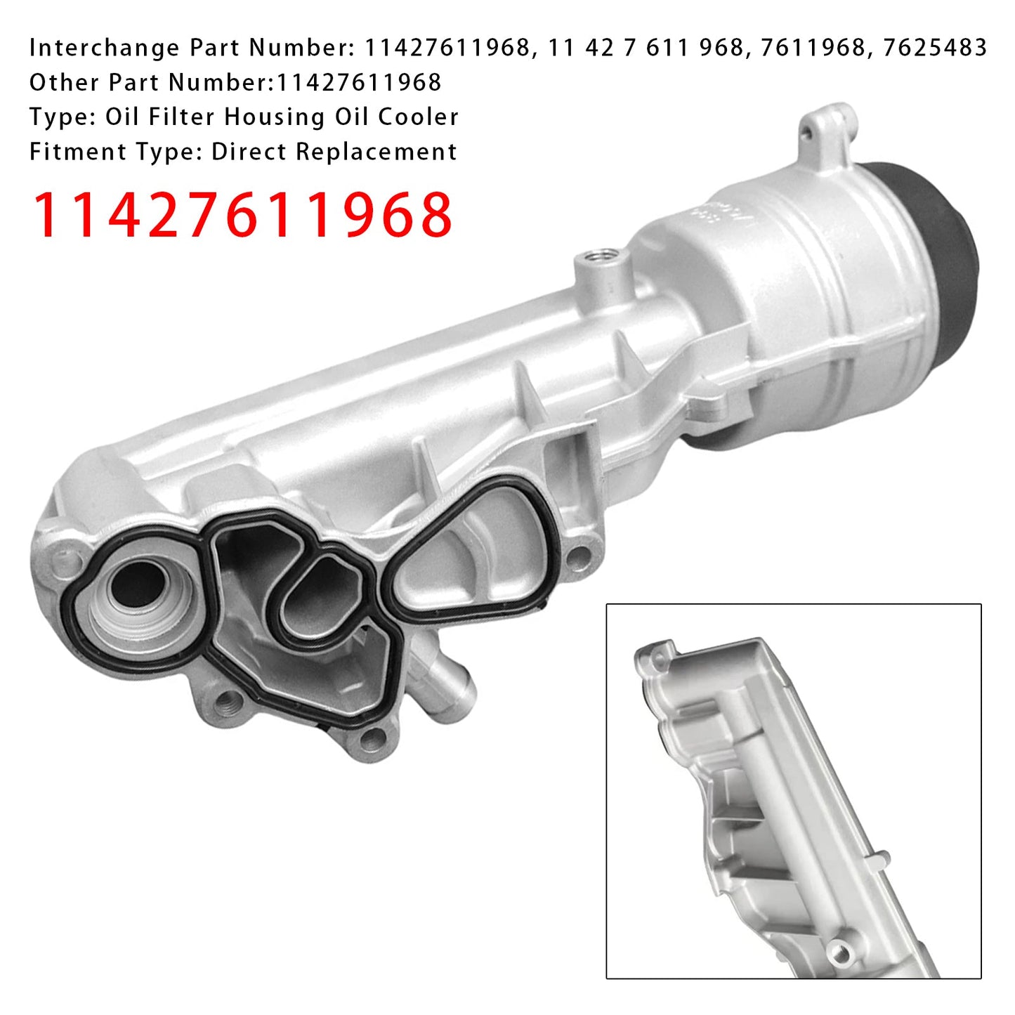 Radiatore olio motore nuovo di zecca per BMW F20 F30 F35 F80 2011-2019 11427611968