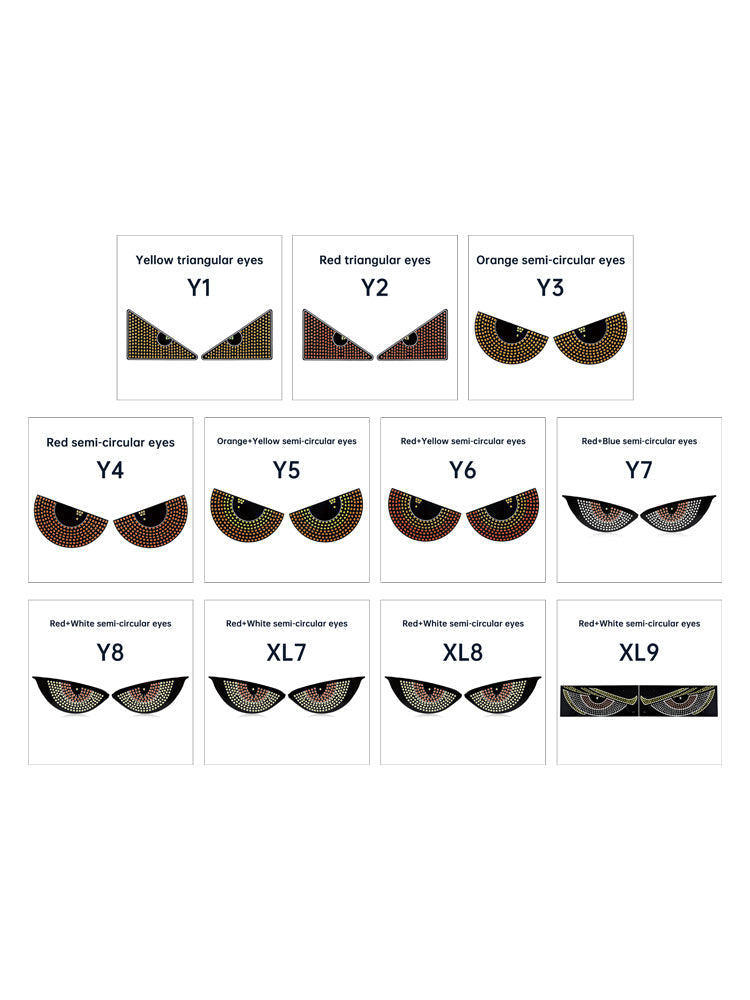 Luce LED dinamica per camion e auto con occhio del diavolo a schermo LED