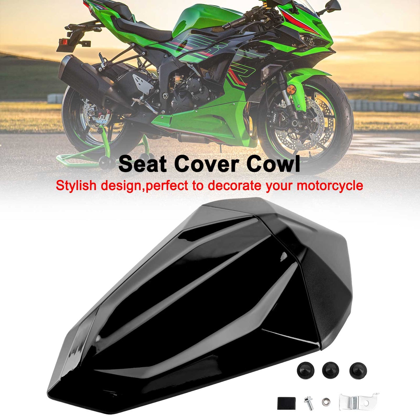 Carenatura posteriore per sedile posteriore Kawasaki Ninja 500 EX500R Z500 2024-2025