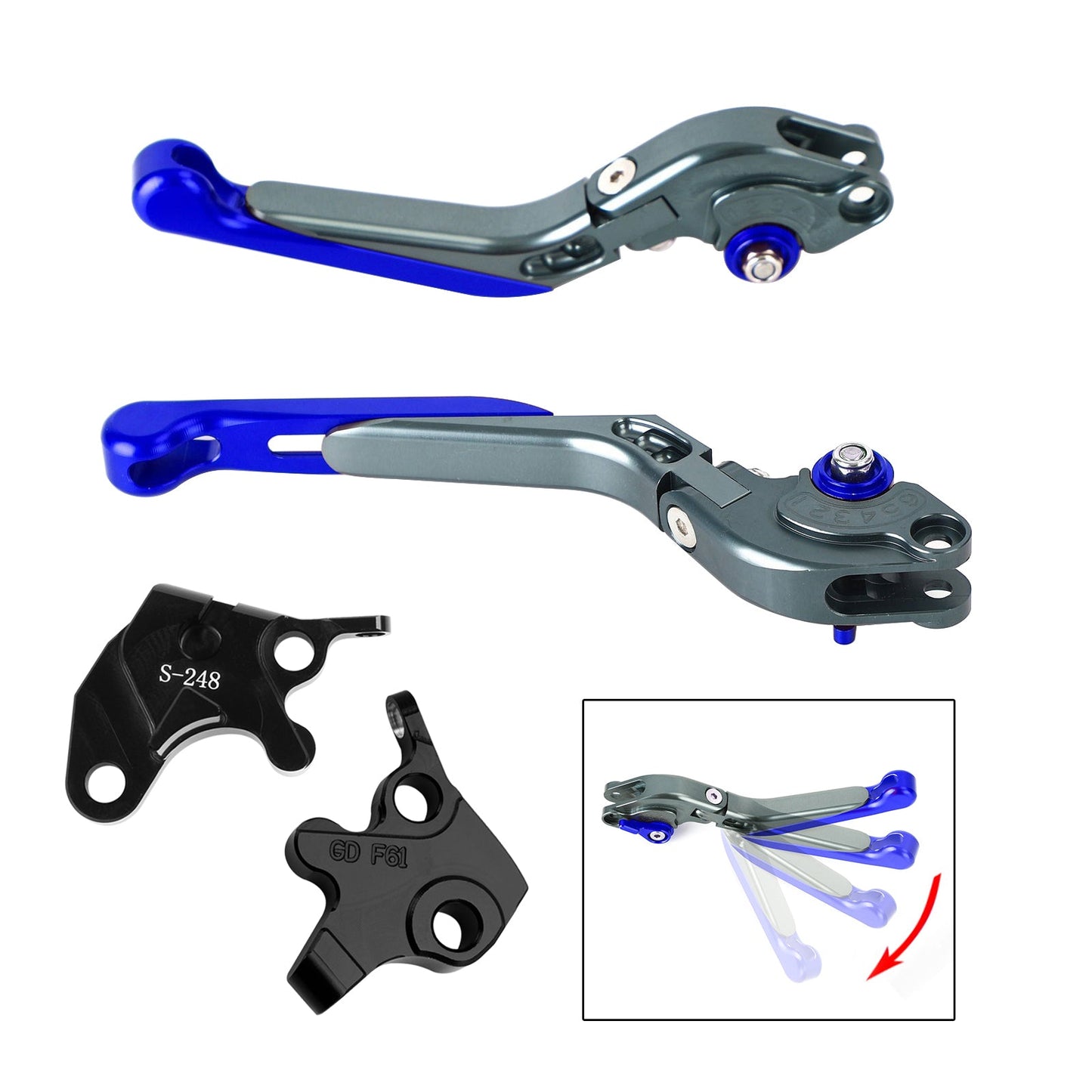 Leva freno frizione regolabile YAMAHA YZF R125 2008-2011
