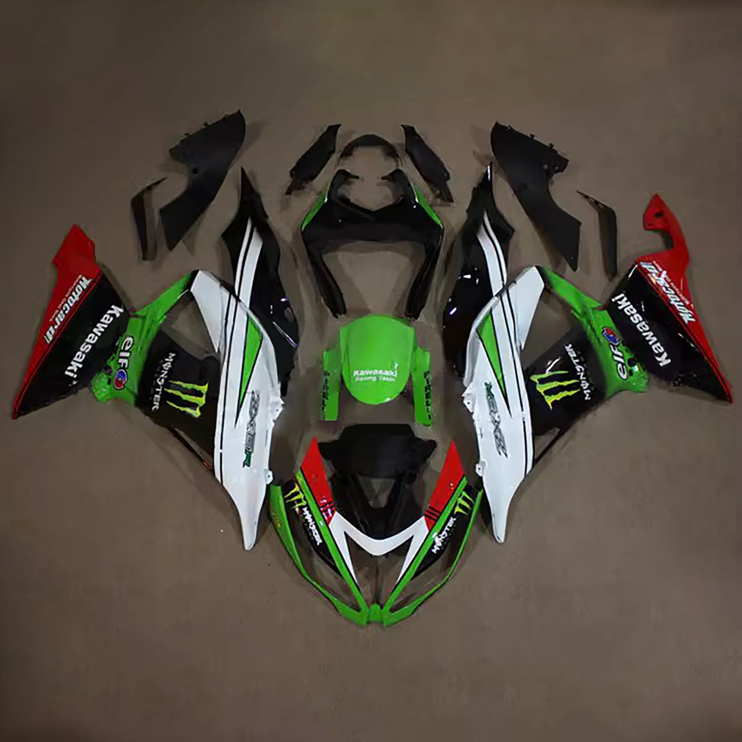 Kit carenatura iniezione in plastica ABS adatto per Kawasaki ZX6R 636 2013-2018