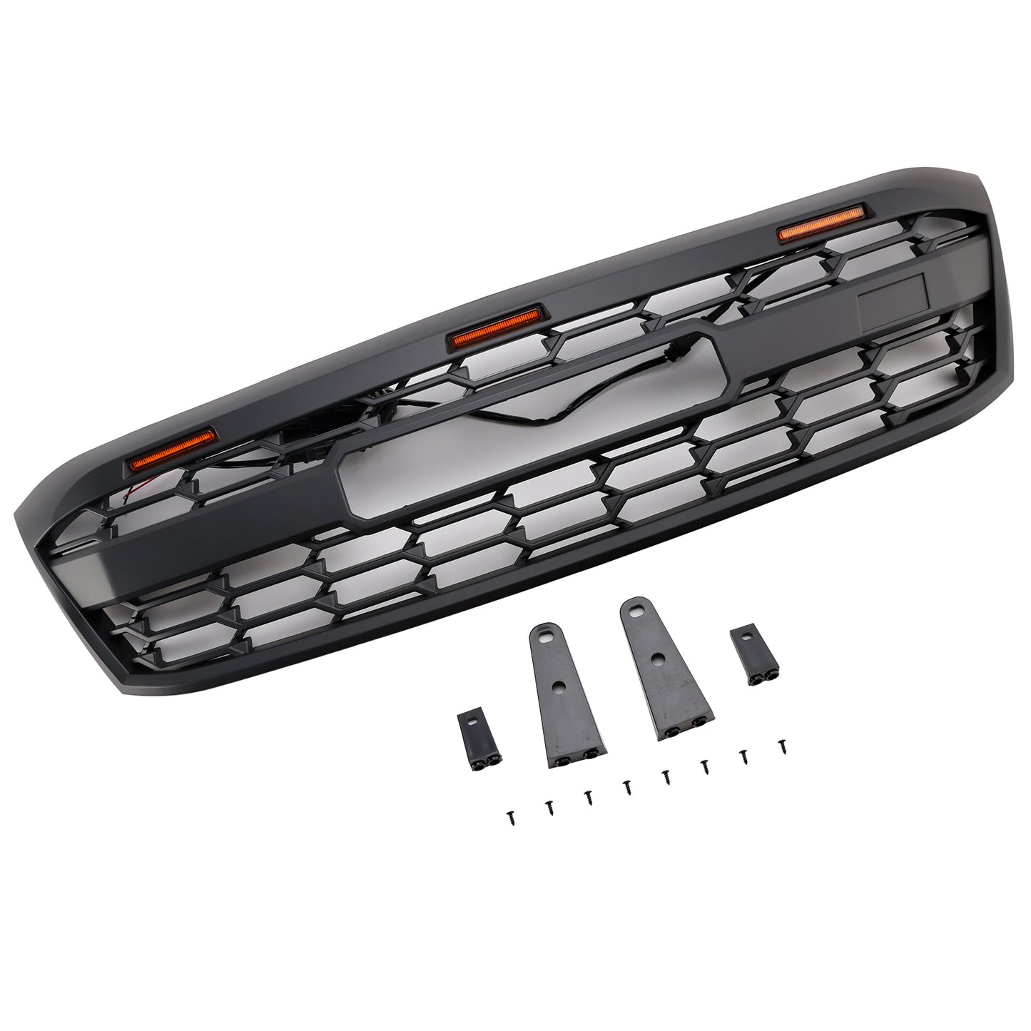 Griglia paraurti anteriore stile GR a LED per Toyota Hilux N70 pre-Facelift 2005-2011