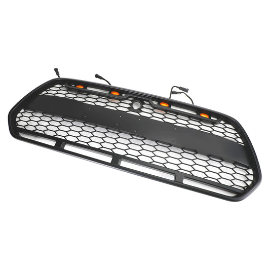 2015-2018 Ford Transit MK8 Raptor Griglia del paraurti anteriore nero matto w / LED