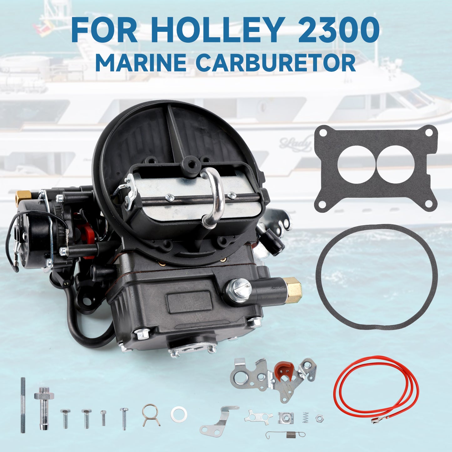 Holley 2300 - Carburatore Marin 500 CFM, Starter Elettrico