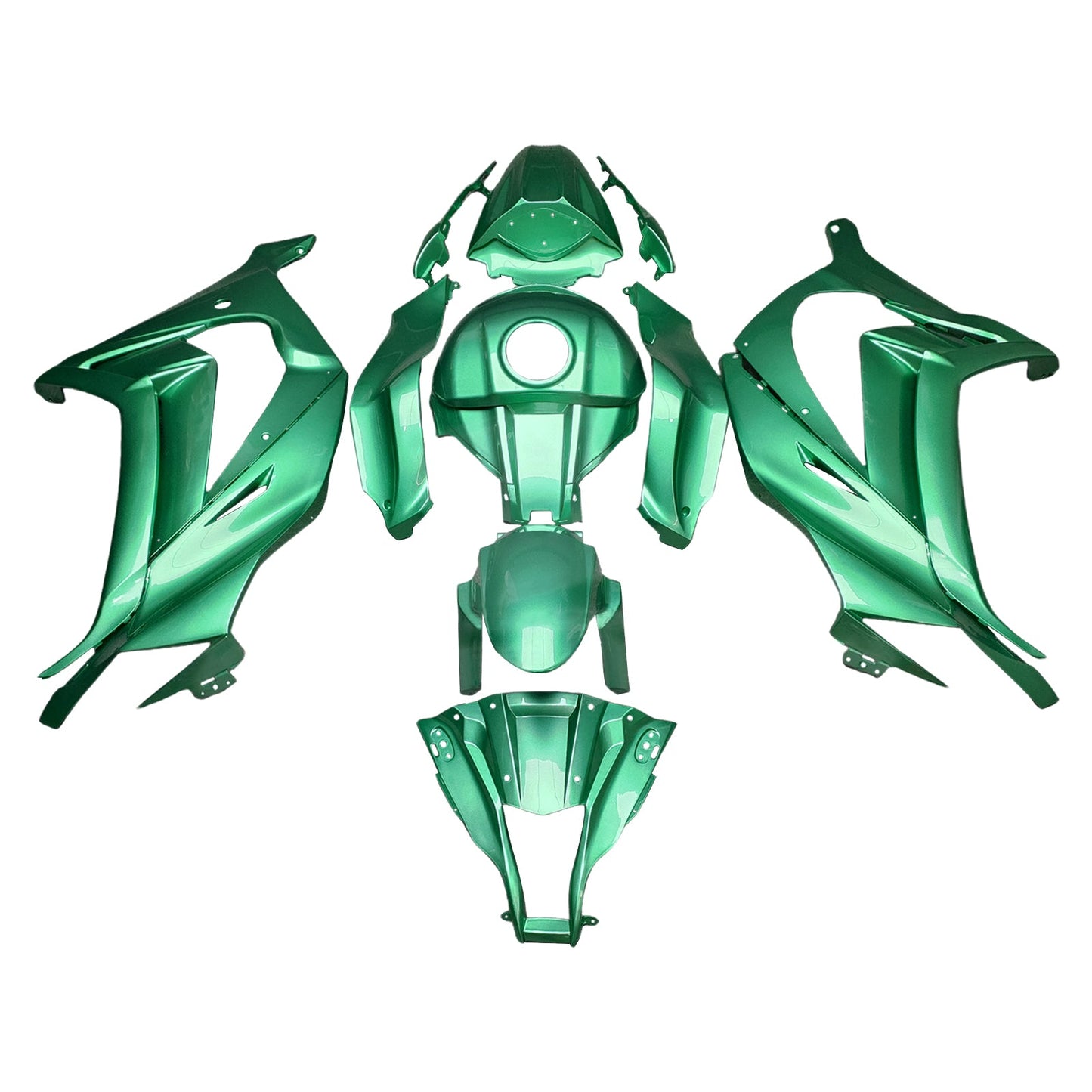 Kit carenatura iniezione in plastica ABS adatto per Kawasaki ZX10R 2011-2015