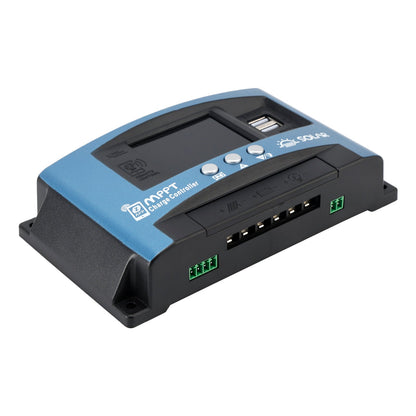 Regolatore solare MPPT 30A/60A/100A con monitoraggio della temperatura Bluetooth e ricarica